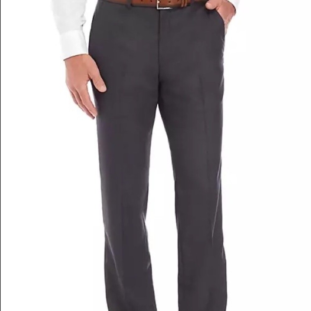 Michael Kors Flat Front Dress Pants Gray Size L - 36W x 30L